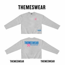[DEAL Mở Bán] Áo Thun Tay Dài Themeswear Star Hồng Thun Contton From Rộng 2