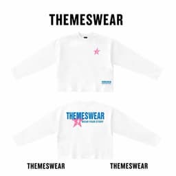 [DEAL Mở Bán] Áo Thun Tay Dài Themeswear Star Hồng Thun Contton From Rộng 4