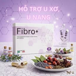 Fibro+ Hỗ Trợ U Xơ TC, Điều Hòa Kinh Nguyệt, Cân Bằng Nội Tiết - Hộp 30 viên 1