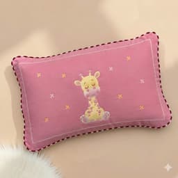 Gối Cotton Hoạt Tính Cho Bé Êm Mềm, Thoáng Mát, Thấm Hút Mồ Hôi, Kích Thước 30x50Cm Đã Kèm Ruột Bông Có Rãnh Sẵn 4