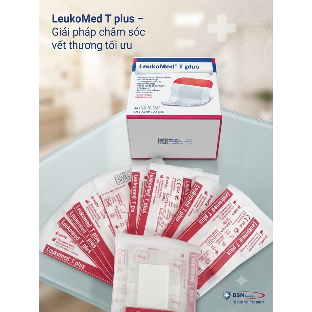 Băng vết mổ LEUKOMED T-PLUS 5cm x 7,2cm