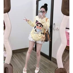Áo Thun giấy hàng L1 chuẩn đẹp, Áo thun giấy cao cấp form rộng AP0413 4