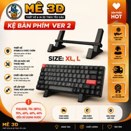 Kệ Trưng Bày Bàn Phím Cơ Ver 2 (Size XL, L) – Giá Đỡ Đứng Cố Định Đa Năng [MÊ 3D] 1