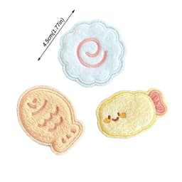 Miếng Dán Cố Định Tóc Mái Họa Tiết Đồ Ăn Dễ Thương, Miếng Dán Tóc Rửa Mặt Makeup Khóa Dán Velcro Mềm Mại_LavyeCo. 4