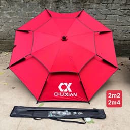 Ô Dù Câu Cá Che Mưa Nắng, Dã Ngoại CHUXIAN Mã B2 Đủ Màu, Nhiều Size, 2 Tầng Tiện Lợi, PH_FIS 7