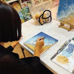 Cát Trắng Tinh Khiết Trầm Tích Thạch Anh Trộn Màu Acrylic Vẽ Tranh Đắp Nổi 3D Chuẩn Tông Hạt Mịn 3