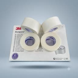 Set 2 cuộn, 6 cuộn, Băng keo lụa y tế 3M Durapore mã 1538-1 kích thươc 2,5cm x 9,1m. 7