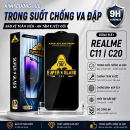 Kính cường lực Realme C11 2021 , 2020 cao cấp full màn miếng dán bảo vệ màn hình điện thoại 1