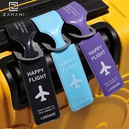 Thẻ Hành Lý Vali Hình Máy Bay ZAMANI BAG PK12, Nhãn Tên Treo nhựa PVC Chống Thất Lạc Bền Đẹp 5