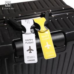 Thẻ Hành Lý Vali Hình Máy Bay ZAMANI BAG PK12, Nhãn Tên Treo nhựa PVC Chống Thất Lạc Bền Đẹp 6