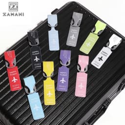 Thẻ Hành Lý Vali Hình Máy Bay ZAMANI BAG PK12, Nhãn Tên Treo nhựa PVC Chống Thất Lạc Bền Đẹp 8