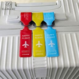 Thẻ Hành Lý Vali Hình Máy Bay ZAMANI BAG PK12, Nhãn Tên Treo nhựa PVC Chống Thất Lạc Bền Đẹp 9