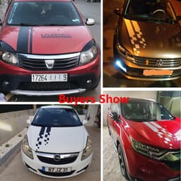 Miếng Dán Trang Trí Nắp Ca-pô Xe Hơi Sọc WRC Thời Trang 6