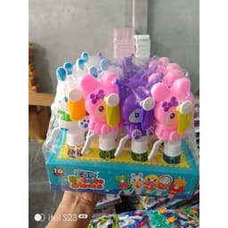 Sĩ khay 16 chiếc quạt bóp, kèm xà thối bóng, hình siêu  kute 3