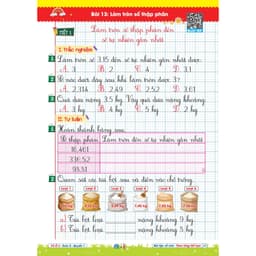 Sách - Vở Ô Li Bài Tập Về Nhà Toán Lớp 5 - Quyển 1 (Theo Từng Tiết Học) - Có Mã QR Video Bài Giảng của Qbooks 6
