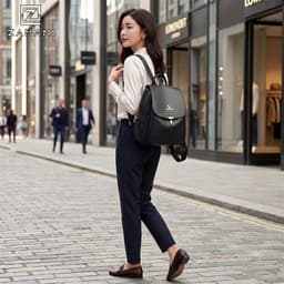 Balo Đeo Vai Nữ Hot Da PU Mềm Thích Hợp Đi Học, Đi Chơi Có Móc, Ngăn Kéo, Nội Địa Trung ZAMANI BAG Nhập Khẩu B0020 2