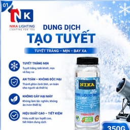 Dung dịch tạo tuyết pha được 5 lít nước tạo tuyết dùng cho máy phun tuyết sân khấu,sự kiện,tiệc cưới 1