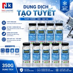 Dung dịch tạo tuyết pha được 5 lít nước tạo tuyết dùng cho máy phun tuyết sân khấu,sự kiện,tiệc cưới 4