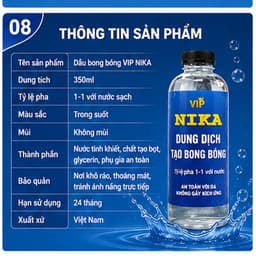 Dầu bong bóng NIKA dung dịch tạo bong bóng dùng cho máy phun bong bóng sân khấu, tiệc cưới, sự kiện 8