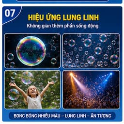Dầu bong bóng NIKA dung dịch tạo bong bóng dùng cho máy phun bong bóng sân khấu, tiệc cưới, sự kiện 7
