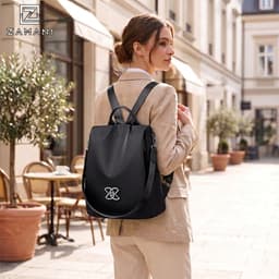Balo Nữ Đi Học, Đi Chơi Chất Liệu Vải Dù Chống Thấm Đựng Máy Tính Bảng ZAMANI Có Tay Xách B0012 4