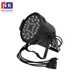 Đèn PAR LED NIKA 18x15W Full màu điều khiển tay hiệu ứng ánh sáng sân khấu, karaoke, sự kiện 8