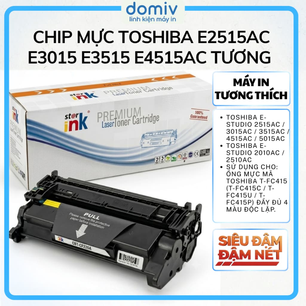 Hộp Mực Starink 26A CF226A Cho HP M402N M402D M402DN M402DW M426 Bản In Sắc Nét Bền Đẹp
