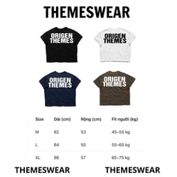 ÁO THUN THEMESWEAR ORIGEN SLUB TEE – CHẤT XƯỢC THOÁNG MÁT 1