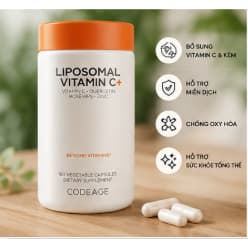 Codeage Liposomal Vitamin C 1500mg Kèm Kẽm Zinc 180 Viên Nhập Mỹ 3