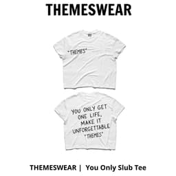ÁO THUN THEMESWEAR YOU ONLY SLUB TEE – CHẤT XƯỢC THOÁNG MÁT 2