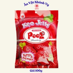 Kẹo Dẻo Jelly Trái Cây Pooz Hải Hà Gói 100g - HÀNG CHÍNH HÃNG 3