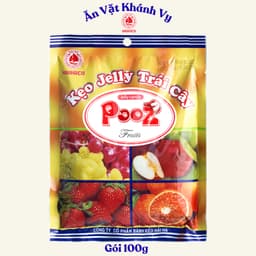 Kẹo Dẻo Jelly Trái Cây Pooz Hải Hà Gói 100g - HÀNG CHÍNH HÃNG 2
