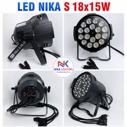 Đèn PAR LED NIKA 18x15W Full màu điều khiển tay hiệu ứng ánh sáng sân khấu, karaoke, sự kiện 6