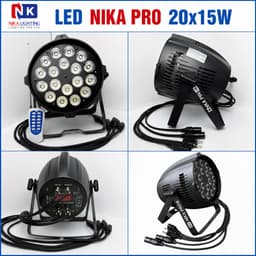 Đèn PAR LED NIKA 18x15W Full màu điều khiển tay hiệu ứng ánh sáng sân khấu, karaoke, sự kiện 5