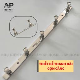 MÓC ÁO LUXTA LS103 – MÓC TREO QUẦN ÁO, KHĂN INOX 304 - AP HOME 6