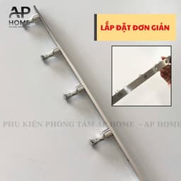 MÓC ÁO LUXTA LS103 – MÓC TREO QUẦN ÁO, KHĂN INOX 304 - AP HOME 2