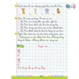 Sách - Vở Ô Li Bài Tập Về Nhà Tiếng Việt Lớp 2 (Quyển 1) - Có Mã QR Video Bài Giảng - Qbooks Chính Hãng 5