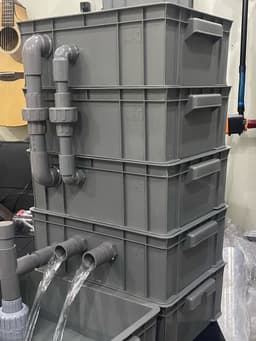 Bộ lọc Baki giấu bơm cho hồ cá cảnh vừa và nhỏ - 34x25x13cm - Phi 27 - Có chống tràn 4
