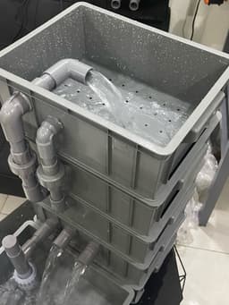 Bộ lọc Baki giấu bơm cho hồ cá cảnh vừa và nhỏ - 34x25x13cm - Phi 27 - Có chống tràn 6