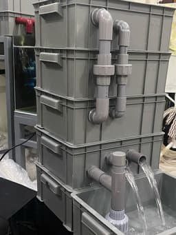 Bộ lọc Baki giấu bơm cho hồ cá cảnh vừa và nhỏ - 34x25x13cm - Phi 27 - Có chống tràn 3