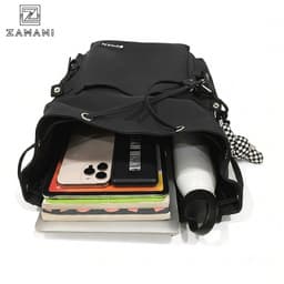 Balo Nam Nữ Unisex Đi Học Đi Chơi Cao Cấp Chống Nước Đựng Vừa Laptop 15.7 Inch ZAMANI B0030 8