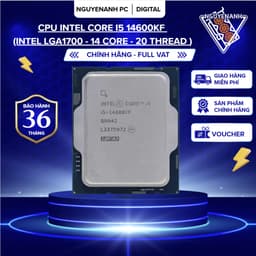[Full Vat] CPU Intel Core i5 14600KF  (Intel LGA1700 - 14 Core - 20 Thread ) 1