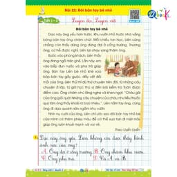 Sách - Vở Ô Li Bài Tập Về Nhà Tiếng Việt Lớp 3 (Quyển 2) - Có Mã QR Video Bài Giảng - Qbooks Chính Hãng 4