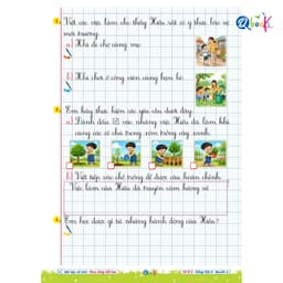 Sách - Vở Ô Li Bài Tập Về Nhà Tiếng Việt Lớp 3 (Quyển 4) - Có Mã QR Video Bài Giảng - Qbooks Chính Hãng 5
