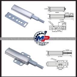 Dụng Cụ Nhấn Mở Hít Cánh Tủ Nam Châm Inox Cao Cấp, Chống Ăn Mòn Hiệu Quả KHOA-11 5