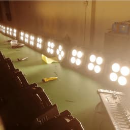 Đèn PAR COB NIKA 4x100W 4 mắt LED sân khấu điều khiển DMX và remote từ xa cho tiệc cưới, sự kiện 8