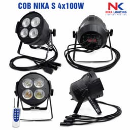 Đèn PAR COB NIKA 4x100W 4 mắt LED sân khấu điều khiển DMX và remote từ xa cho tiệc cưới, sự kiện 5