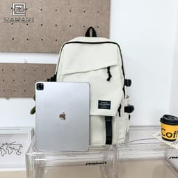 Balo Nam Nữ Thời Trang Hàn Quốc Chất Liệu Vải Chống Thấm Cao Cấp ZAMANI B0007 5