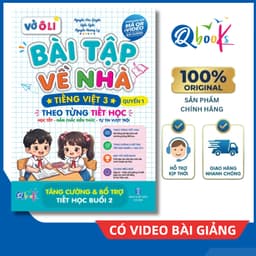 Sách - Vở Ô Li Bài Tập Về Nhà Tiếng Việt Lớp 3 (Quyển 1) - Có Mã QR Video Bài Giảng - Qbooks Chính Hãng 1