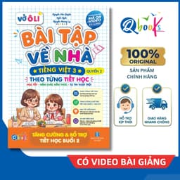 Sách - Vở Ô Li Bài Tập Về Nhà Tiếng Việt Lớp 3 (Quyển 2) - Có Mã QR Video Bài Giảng - Qbooks Chính Hãng 1
